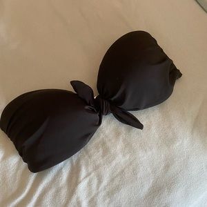 h&m black bandeau bikini top